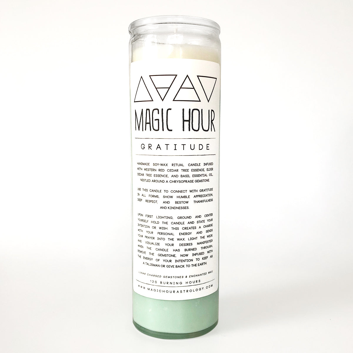 Gratitude Ritual Candle - Large