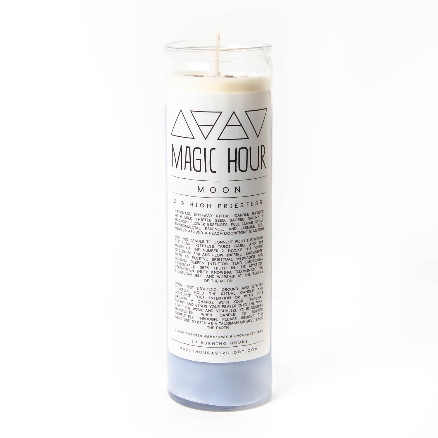 Moon / High Priestess Ritual Candle - Large